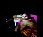 Indiana con il sari fa sesso con l'amante